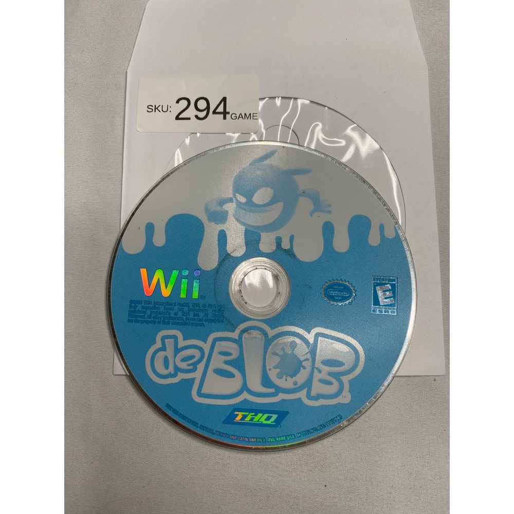 de Blob Nintendo Wii Game Disc Only